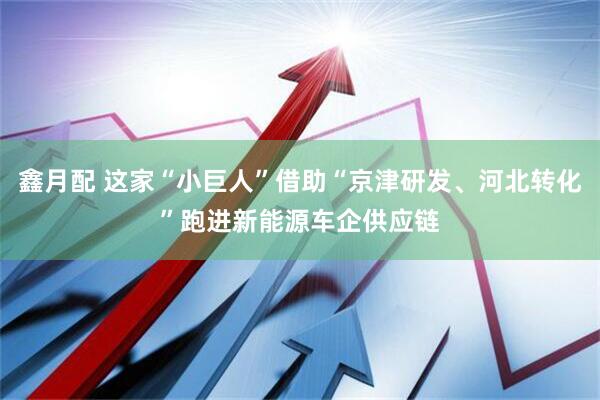 鑫月配 这家“小巨人”借助“京津研发、河北转化”跑进新能源车企供应链