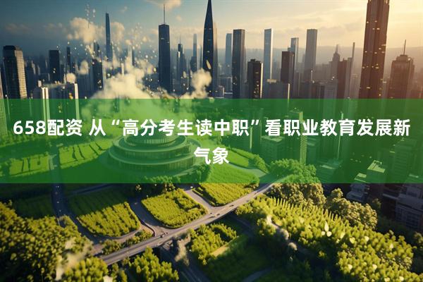 658配资 从“高分考生读中职”看职业教育发展新气象